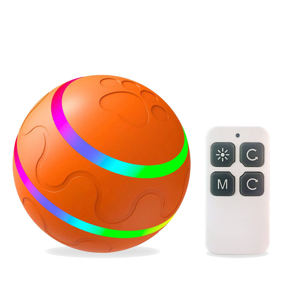 interactive smart rolling cat ball toy with remote control