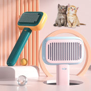 Pet Grooming Massage Brush & De-Shedding Comb