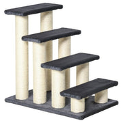 4-Step Stair-Shaped Cat Tree with Sisal Scratching Posts