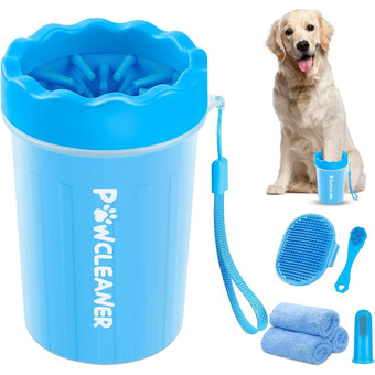 portable silicone dog paw cleaner cup for muddy paws