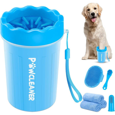 portable silicone dog paw cleaner cup for muddy paws