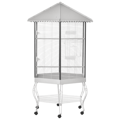 indoor outdoor large flight bird cage with 0.5 inch bar spacing