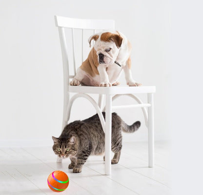 interactive smart rolling cat ball toy with remote control