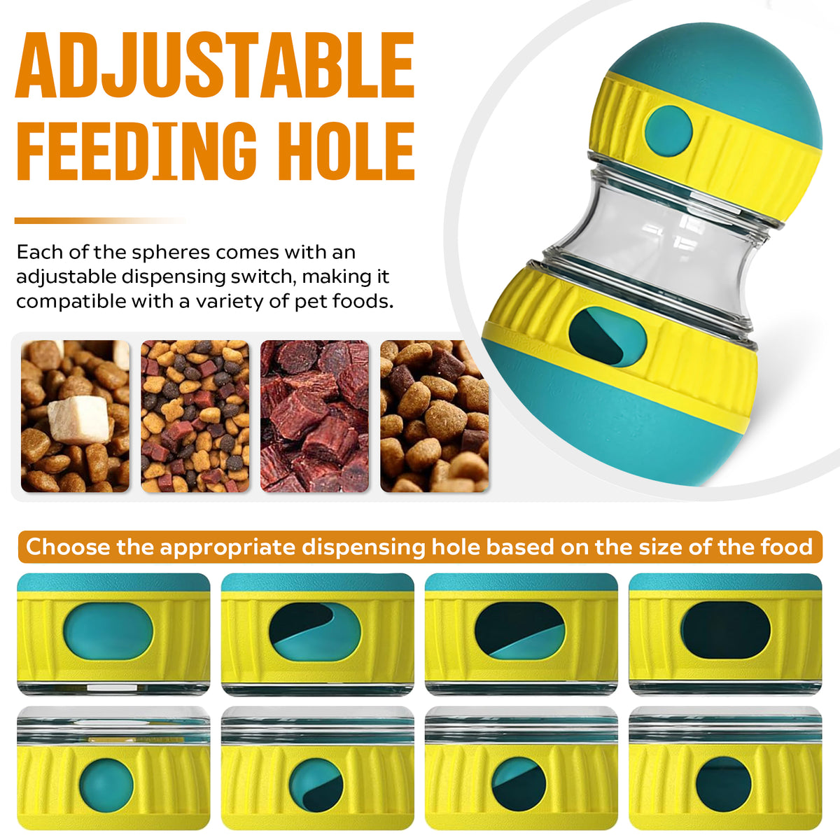 interactive dog treat dispensing puzzle ball toy for slow feeding