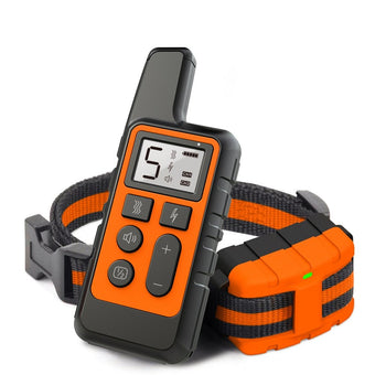 waterproof rechargeable dog training collar with remote control