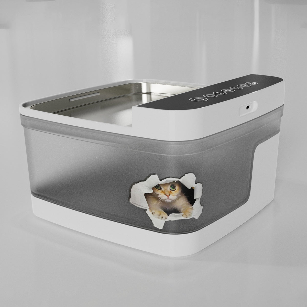 smart wireless cat water fountain with uv sterilization