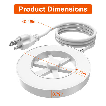 smart thermostatic bird bath heater deicer 70w for winter