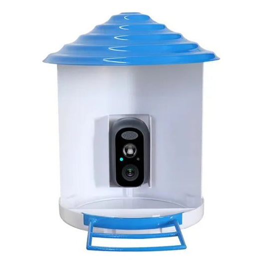 1080p hd solar powered smart bird feeder camera with wifi app control