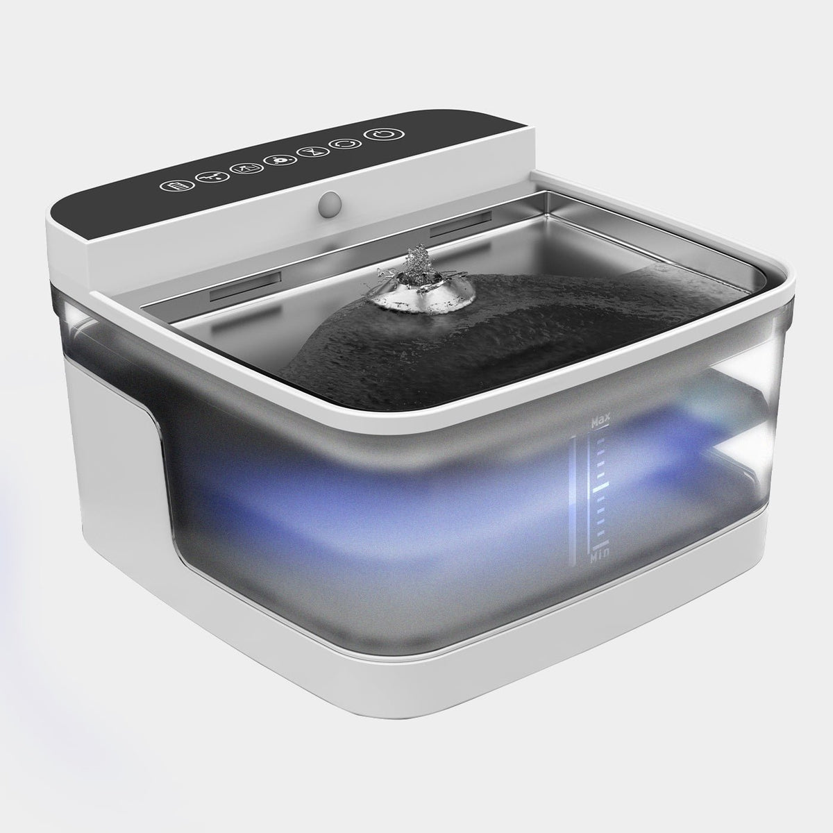 smart wireless cat water fountain with uv sterilization
