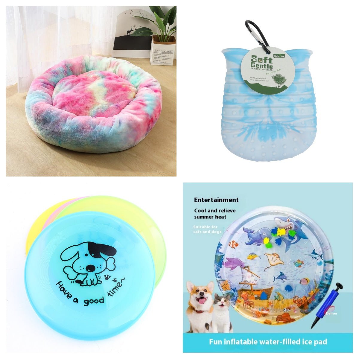 interactive flying disc dog training toy for fetch