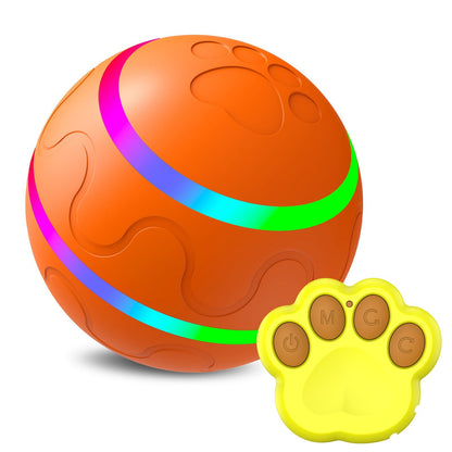 interactive smart rolling cat ball toy with remote control