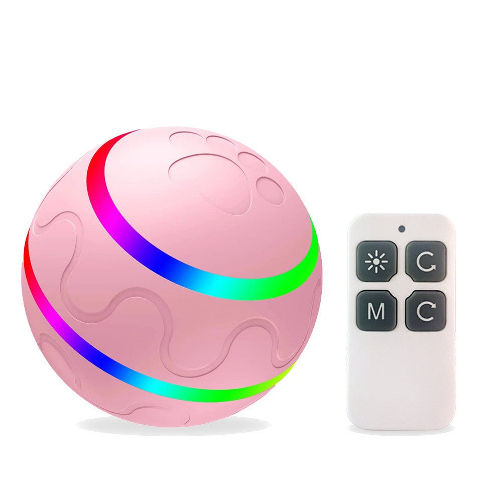 interactive smart rolling cat ball toy with remote control